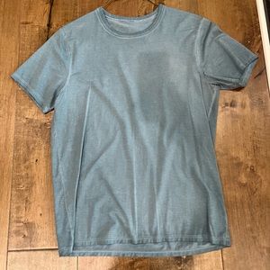 Lululemon Fundamental T-Shirt "Breeze Dye River Blue"